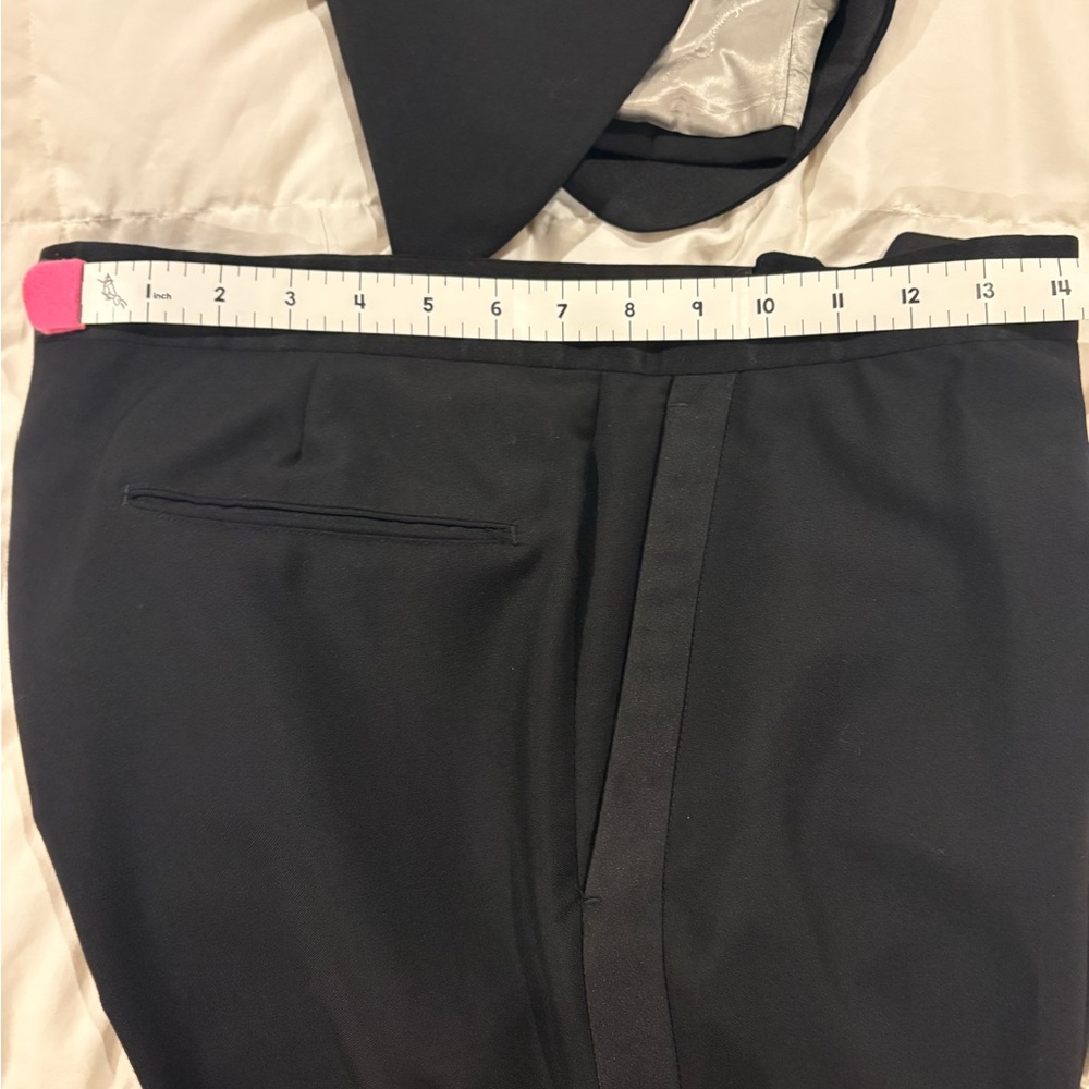 Vintage Men's Black Tuxedo with Pants - Neiman Marcus 40s - Picture 5 of 10